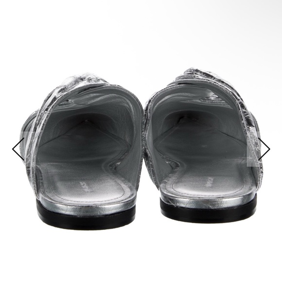 Givenchy Metallic Silver Mules - Picture 4 of 4
